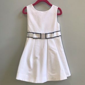 NWT Jacadi white dress, size 4Y.